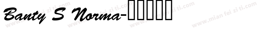 Banty S Norma字体转换